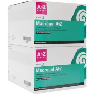 MACROGOL AbZ Plv.z.Her.e.Lsg.z.Einnehmen, 100 stk