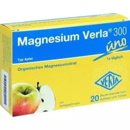 MAGNESIUM VERLA 300 æblegranulat, 20 stk