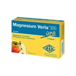 MAGNESIUM VERLA 300 æblegranulat, 50 stk