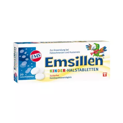 Emsillen børnehalstabletter, 20 stk