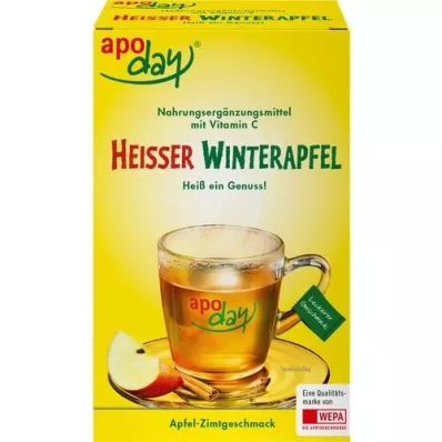 APODAY varmt vinteræble C-vitaminpulver, 10X10 g