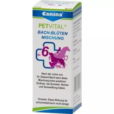 PETVITAL Bachs Blomster nr. 6 Globuli vet. 10 g