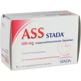 ASS STADA 100 mg enterotabletter, 100 stk
