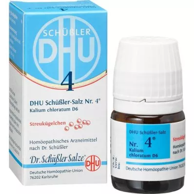 BIOCHEMIE DHU 4 Kalium chloratum D 6 kugler, 10 g