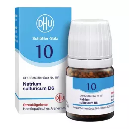 BIOCHEMIE DHU 10 Natrium sulfuricum D 6 kugler, 10 g