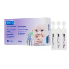 ALVITA Ampuller med fysiologisk saltvand, 30X5 ml