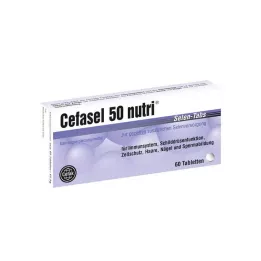 CEFASEL 50 nutri selen-tabletter, 60 stk