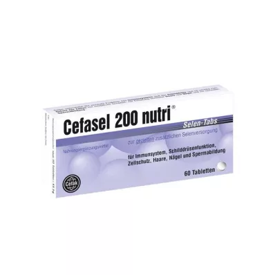 CEFASEL 200 nutri selen tabs, 60 stk