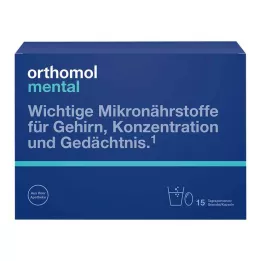 ORTHOMOL mentale granulater/kapsler 15 dage kombineret, 1 P