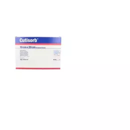 CUTISORB Absorberende puder sterile 10x20 cm, 25 stk