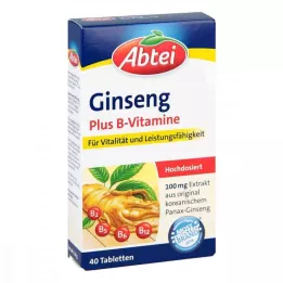 ABTEI Ginseng Plus B-Vitaminer Tabletter, 40 kapsler