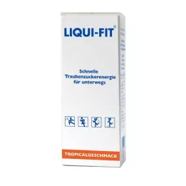 LIQUI FIT Tropisk pose med flydende sukkeropløsning, 12 stk