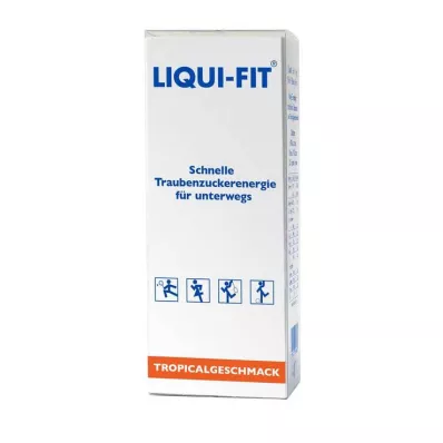 LIQUI FIT Tropisk pose med flydende sukkeropløsning, 12 stk