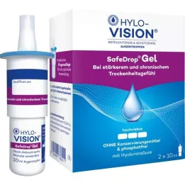HYLO-VISION SafeDrop Gel øjendråber, 2X10 ml