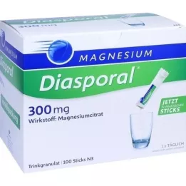 MAGNESIUM DIASPORAL 300 mg granulat, 100 stk