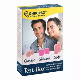 Ohropax testboks 3 typer ørepropper (3x2 stk.)