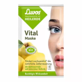 LUVOS Healing clay vital mask naturkosmetik, 2X7,5 ml