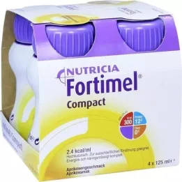 FORTIMEL Compact 2.4 abrikossmag, 4X125 ml