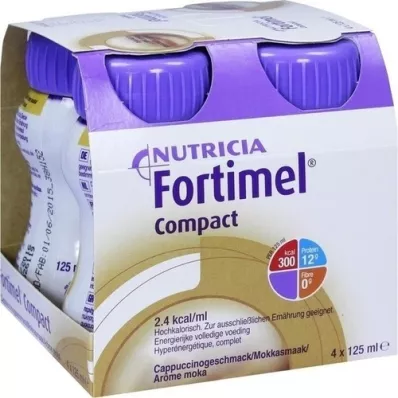 FORTIMEL Compact 2.4 Cappuccino-smag, 4X125 ml