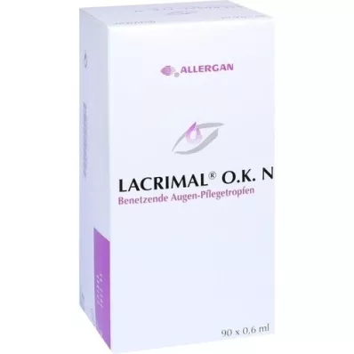 LACRIMAL O.K. N øjendråber, 90X0,6 ml