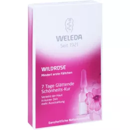 WELEDA Wild Rose 7 Day Smoothing Beauty Treatment, 7X0,8 ml