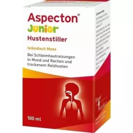 ASPECTON Junior hostedæmpende islandsk mossaft, 100 ml
