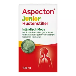 ASPECTON Junior hostedæmpende islandsk mossaft, 100 ml