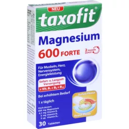 TAXOFIT Magnesium 600 FORTE Depottabletter, 30 kapsler