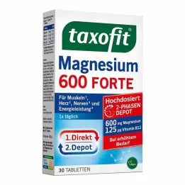 TAXOFIT Magnesium 600 FORTE Depottabletter, 30 kapsler