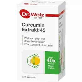 CURCUMIN EXTRAKT 45 Dr.Wolz-kapsler, 90 kapsler
