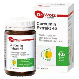 CURCUMIN EXTRAKT 45 Dr.Wolz-kapsler, 90 kapsler