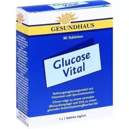 GESUNDHAUS Glucose Vital-tabletter, 90 kapsler