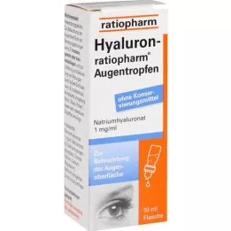 HYALURON-RATIOPHARM Øjendråber, 10 ml