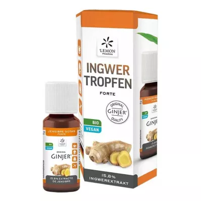 Ingefær Ginjer forte dråber, 20 ml