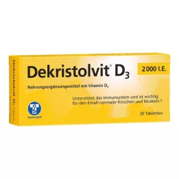 DEKRISTOLVIT D3 2.000 I.U. tabletter, 30 stk