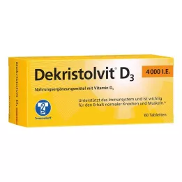 DEKRISTOLVIT D3 4.000 I.U. tabletter, 60 kapsler