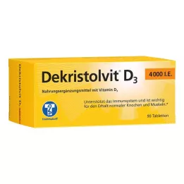 DEKRISTOLVIT D3 4.000 I.U. tabletter, 90 stk