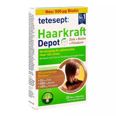 Tetesept Haarkraft Depot filmovertrukne tabletter (30 stk.)