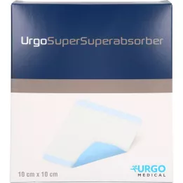 URGOSUPERSUPERABSORBER 10x10 cm bandage, 10 stk