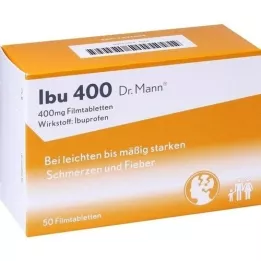 IBU 400 Dr.Mann filmovertrukne tabletter, 50 stk
