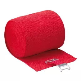HÖGA-LASTIC Colour Ideal bandage 8 cmx5 m rød cello, 1 stk