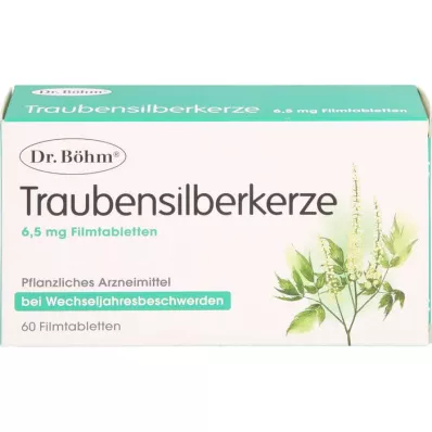 DR.BÖHM Sort cohosh 6,5 mg filmovertrukne tabletter, 60 stk