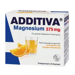 ADDITIVA Magnesium 375 mg poser orange, 20 stk