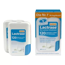 LACTRASE 6.000 FCC Tbl. i klikdispenser dobbeltpakke, 2X120 stk