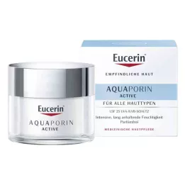 EUCERIN AQUAporin Aktiv Creme LSF 25, 50 ml