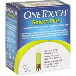 ONE TOUCH Select Plus blodglukose-teststrimler, 50 stk