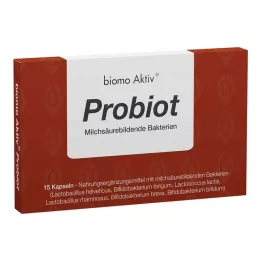BIOMO Aktive probiotiske kapsler, 15 stk