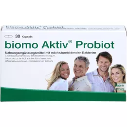 BIOMO Aktive probiotiske kapsler, 30 kapsler