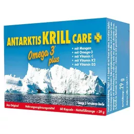 ANTARKTIS Krill Care-kapsler, 60 kapsler