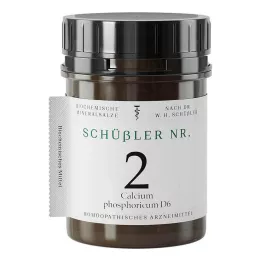 SCHÜSSLER No.2 Calcium phosphoricum D 6 Tabletter, 400 Kapsler